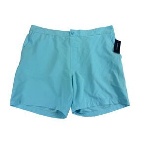 Club Room Mens Beach To Boardwalk 7" Hybrid Swim Shorts Basin Blue XL